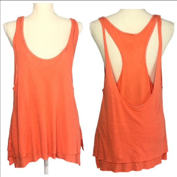 We the free coral tank top - Picture 3 of 5